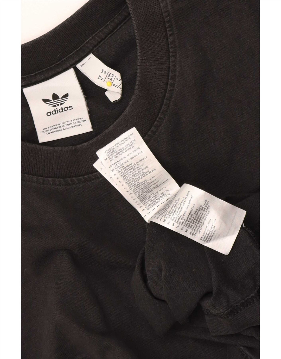 Мужская футболка Adidas Top Medium Black Cotton