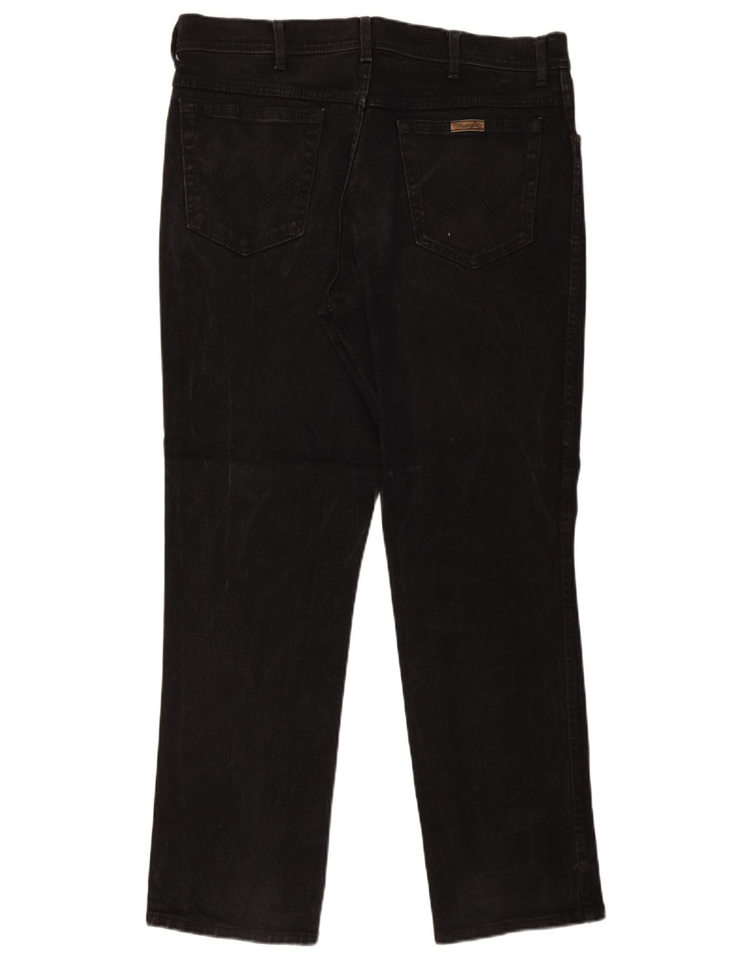 Мужские прямые джинсы Wrangler стандартного кроя W38 L32, черный хлопок