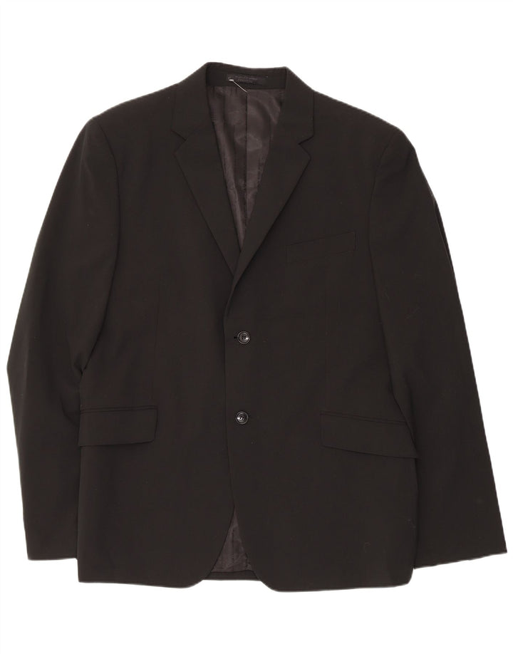 Мужской пиджак на двух пуговицах Jack & Jones IT 56 3XL, черный полиэстер