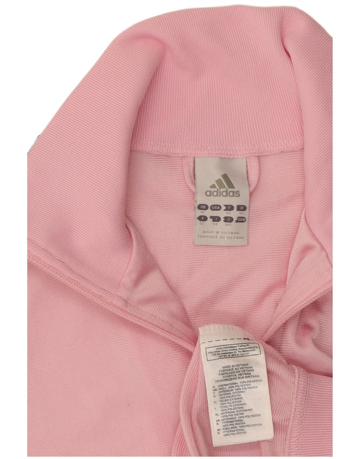 Женский спортивный костюм Adidas Top Jacket UK 16, большой розовый полиэстер