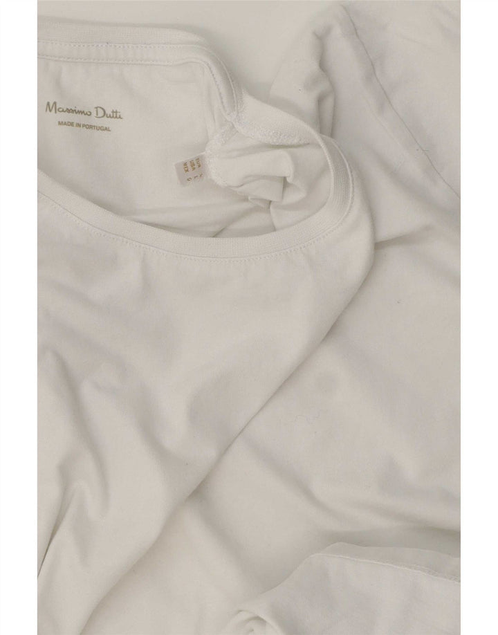 Женская футболка Massimo Dutti, большая белая