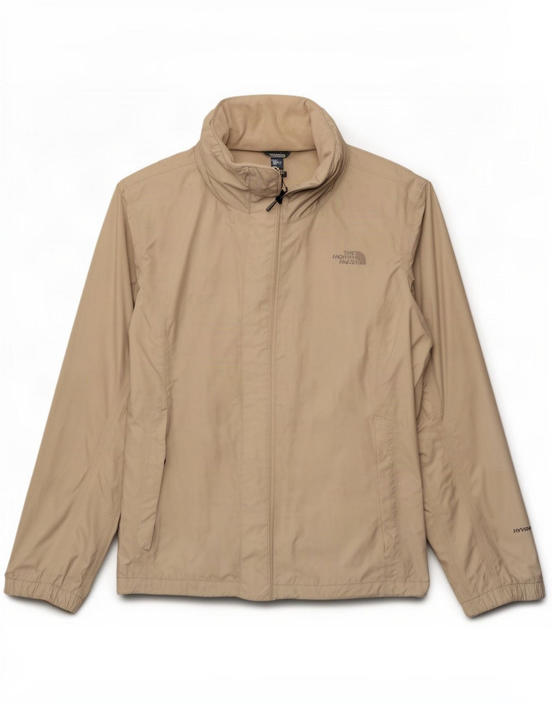 Женская спортивная куртка The North Face UK 16, большой размер, бежевый нейлон