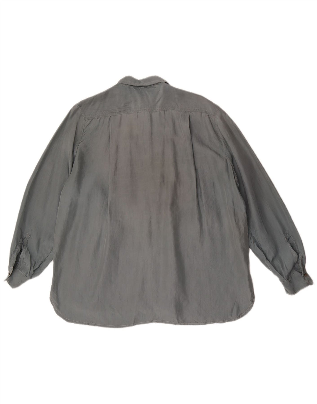 Винтажная женская блузка-рубашка UK 18 XL Серая