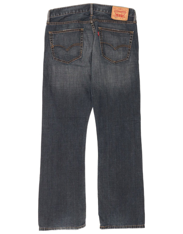 Мужские джинсы Levi's 527 Bootcut W34 L32 Темно-синие, хлопок