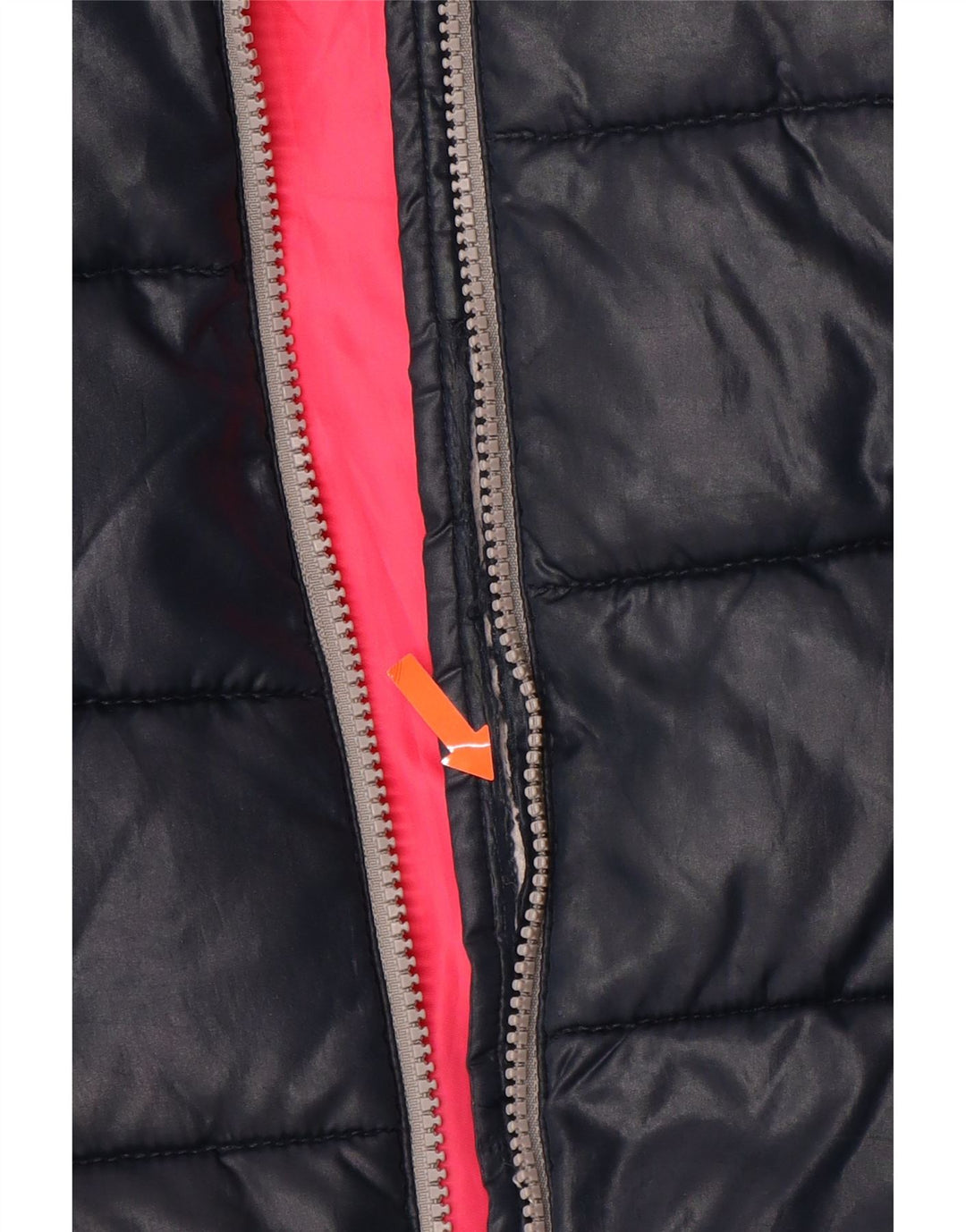 BENETTON Утепленная куртка с капюшоном для девочек 4–5 лет XS, темно-синий, полиэстер