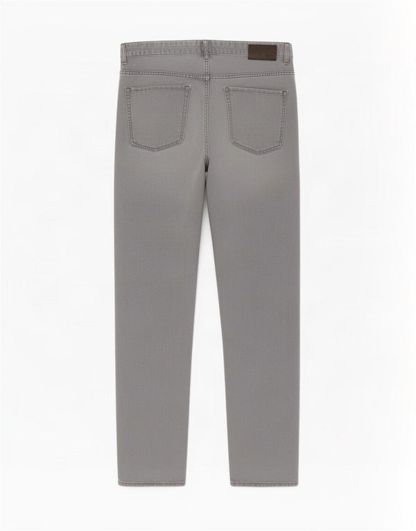 Мужские прямые джинсы Hugo Boss W36 L34 серые, хлопок