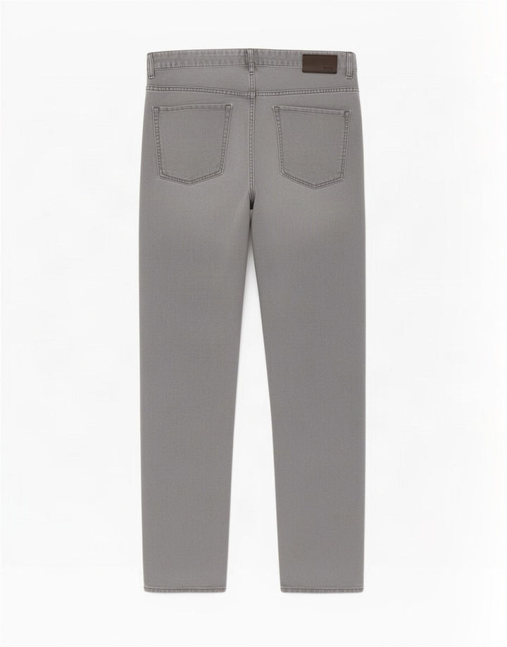 Мужские прямые джинсы Hugo Boss W36 L34 серые, хлопок