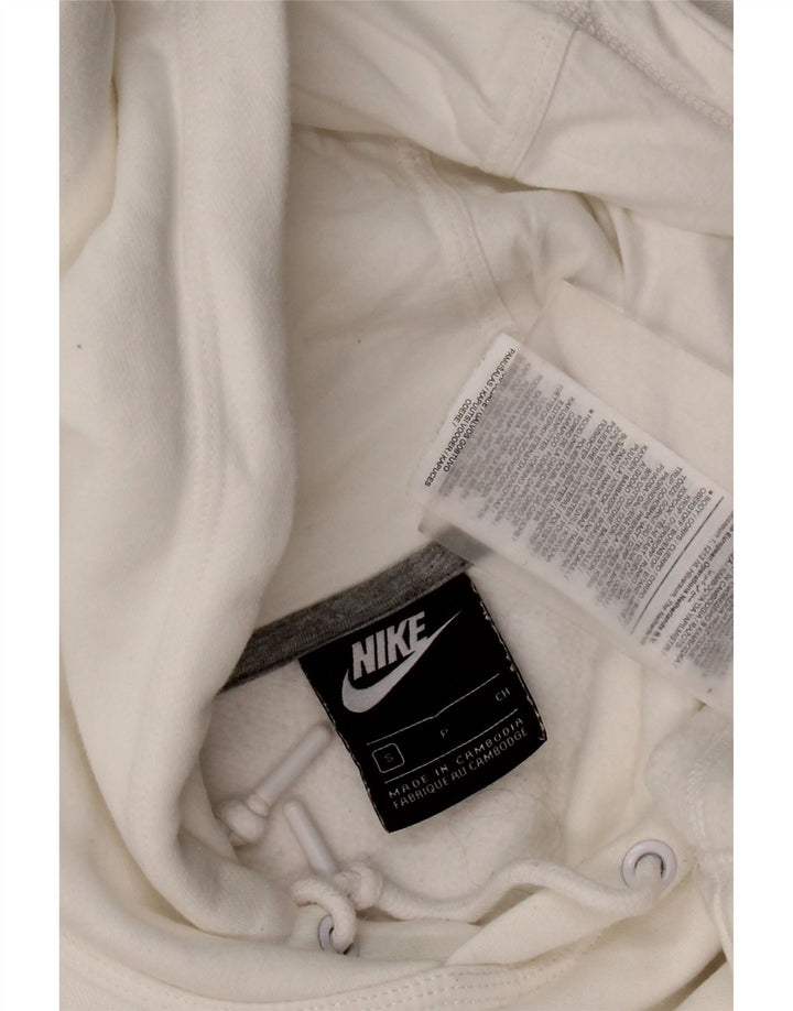 Мужской джемпер с капюшоном Nike, маленький белый, хлопковый