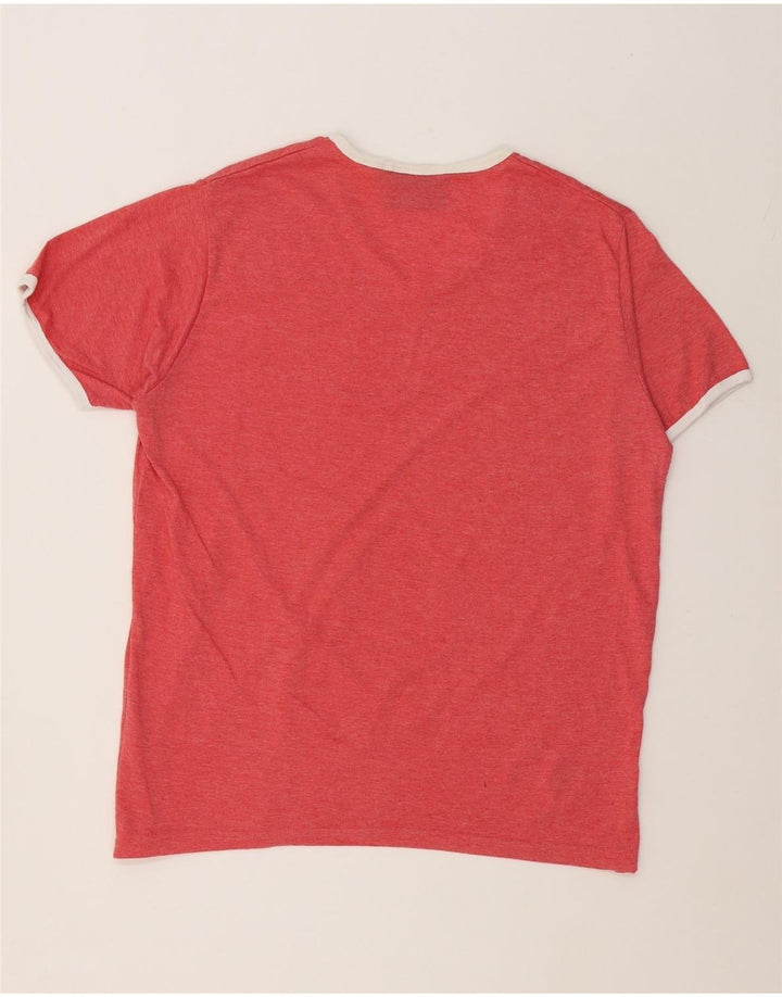 KANGOL Womens T-Shirt Top UK 18 XL Red Polyester Vintage Kangol and Second-Hand Kangol from Messina Hembry 