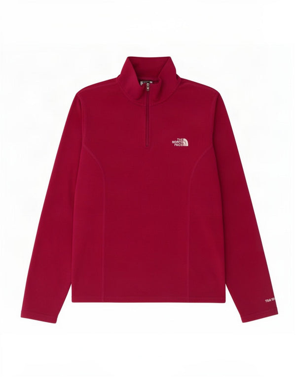 Женский флисовый джемпер с воротником на молнии The North Face, Великобритания 14, средний розовый полиэстер