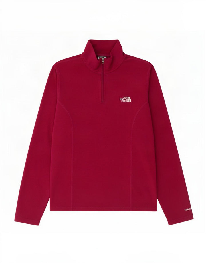 Женский флисовый джемпер с воротником на молнии The North Face, Великобритания 14, средний розовый полиэстер