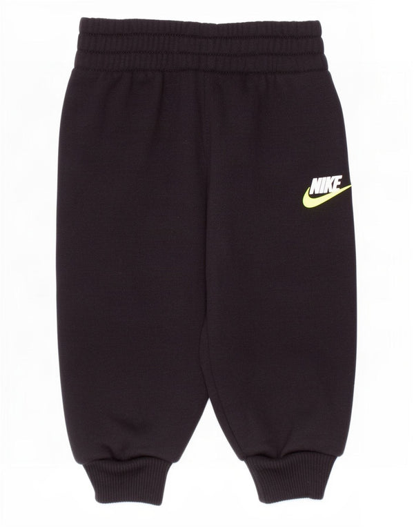 Спортивные брюки для джоггеров Nike для маленьких мальчиков 6–9 месяцев, черный хлопок