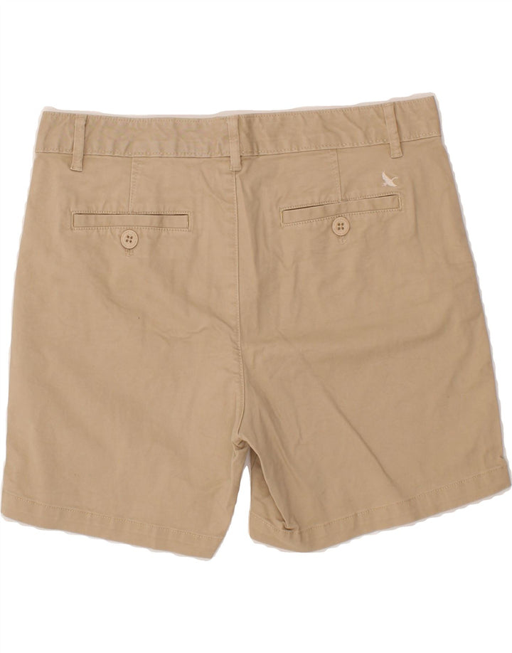 EDDIE BAUER Womens Slightly Curvy Chino Shorts US 8 Medium W32 Beige Vintage Eddie Bauer and Second-Hand Eddie Bauer from Messina Hembry 