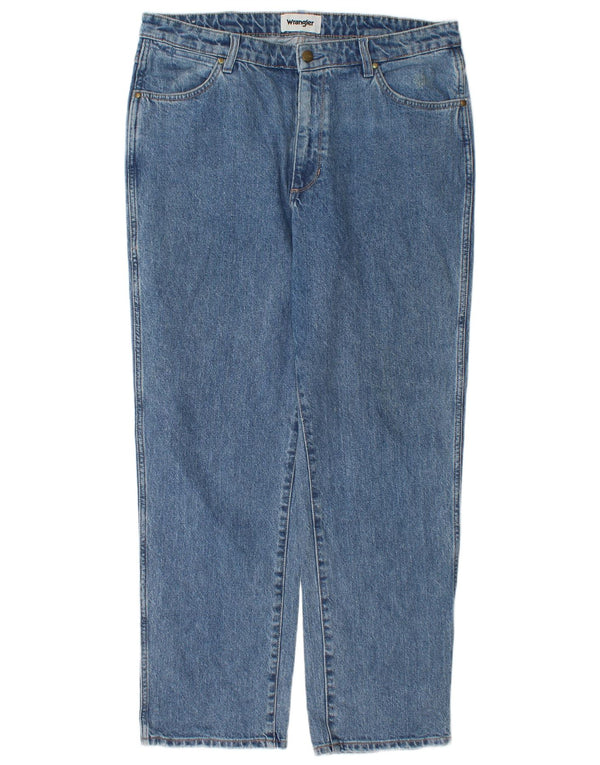 Женские прямые джинсы свободного кроя Wrangler Cindy Fit США 14 XL W38 L30 синие