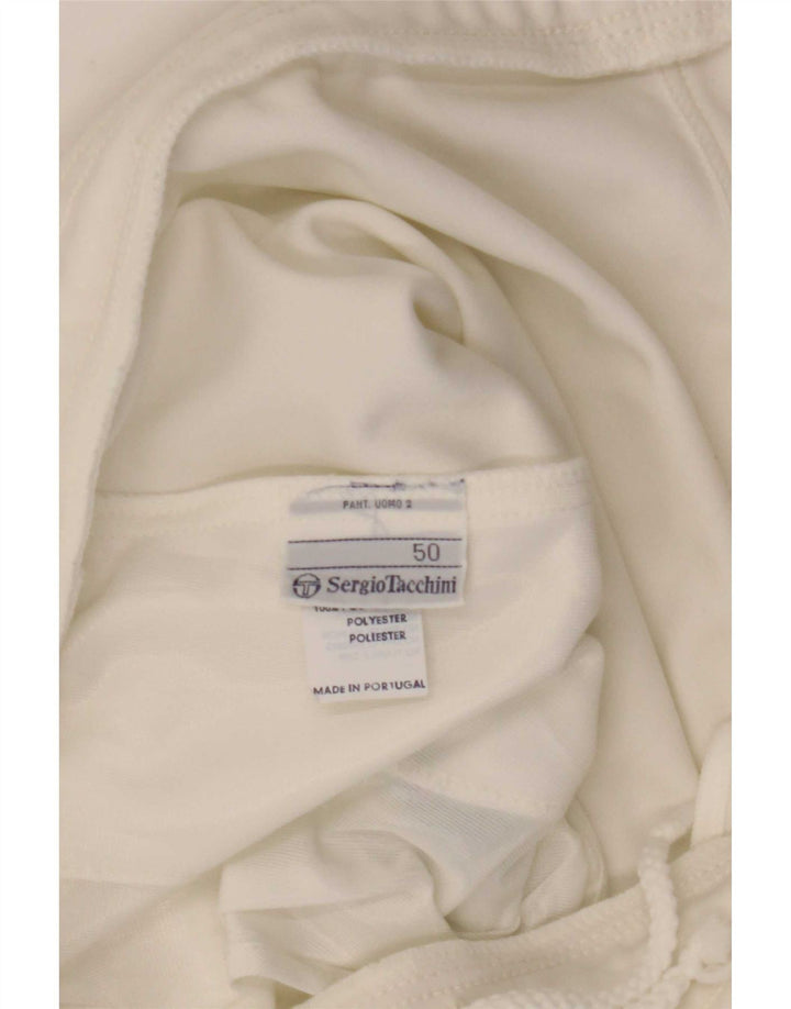 Мужские спортивные шорты Sergio Tacchini IT 50, большие белые, полиэстер