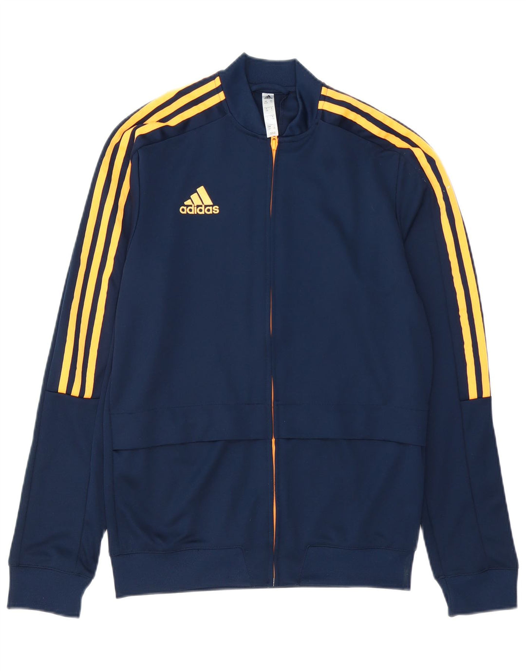 Мужская спортивная куртка ADIDAS Climalite UK 36/38, маленькая, темно-синяя