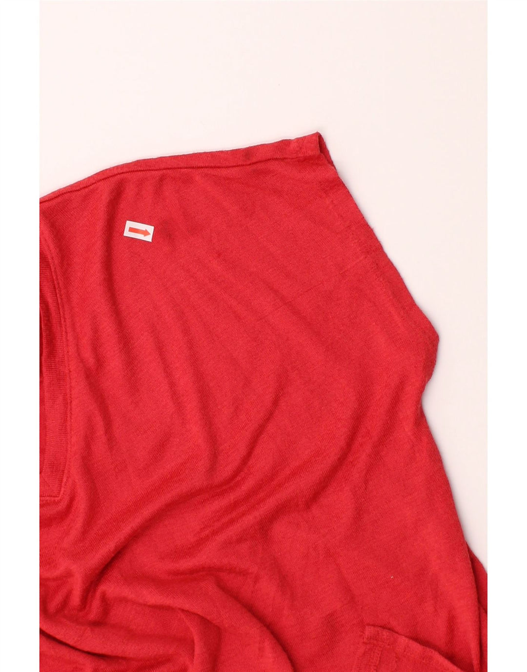 ORVIS Womens Oversized T-Shirt Top UK 10 Small Red Polyester Vintage Orvis and Second-Hand Orvis from Messina Hembry 