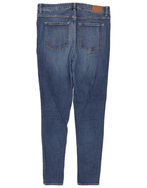 Женские джинсы скинни Marks & Spencer UK 14, большие W34 L28, синие, хлопок