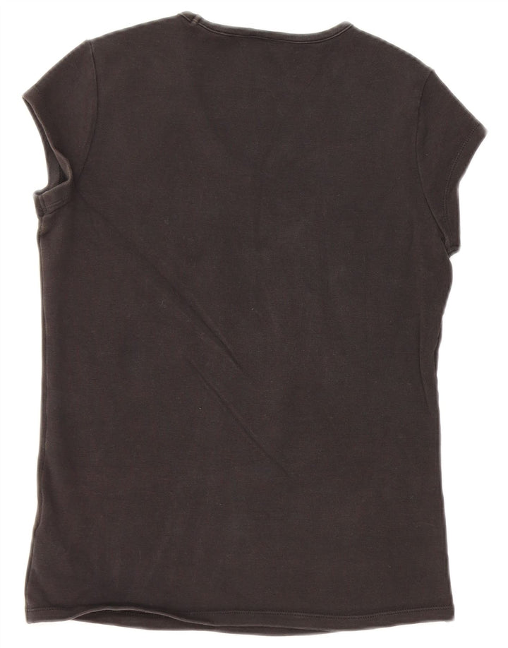 Женская футболка NIKE Top UK 14/16, большой черный хлопок