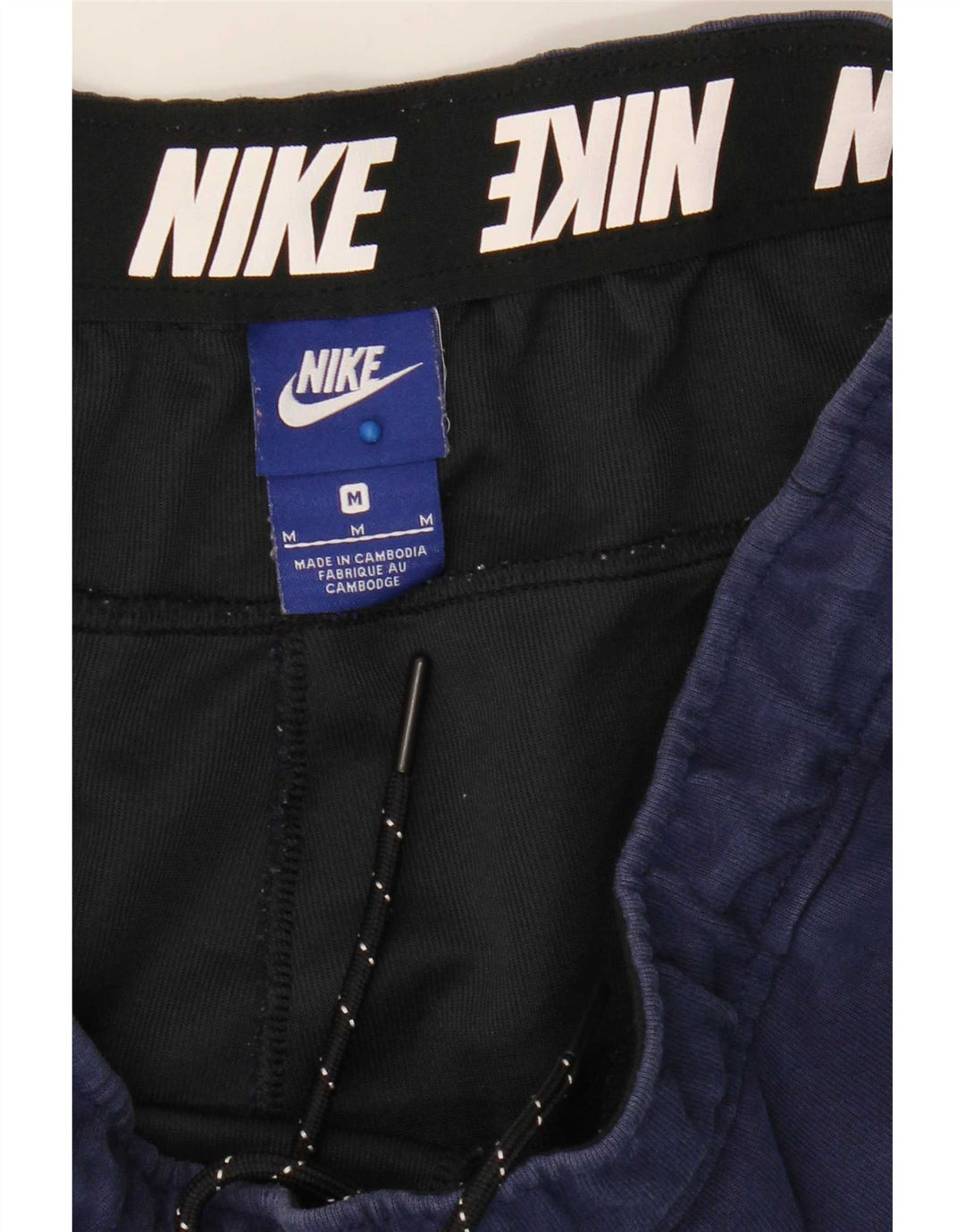 Мужские спортивные брюки Nike, джоггеры, средний темно-синий, хлопок