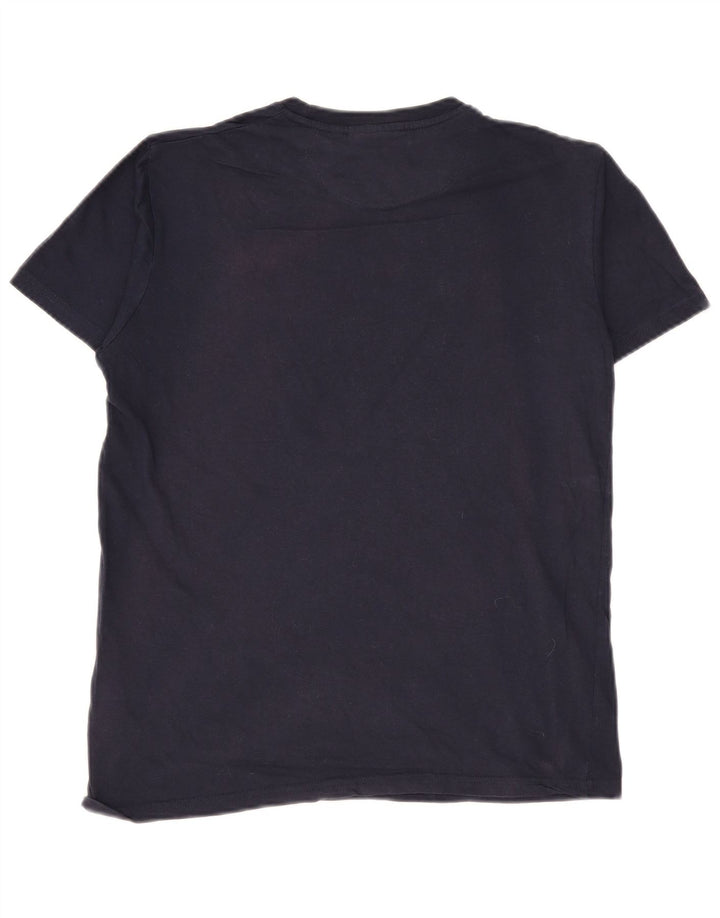 Мужская футболка Pierre Cardin Top Medium Темно-синяя, Хлопок