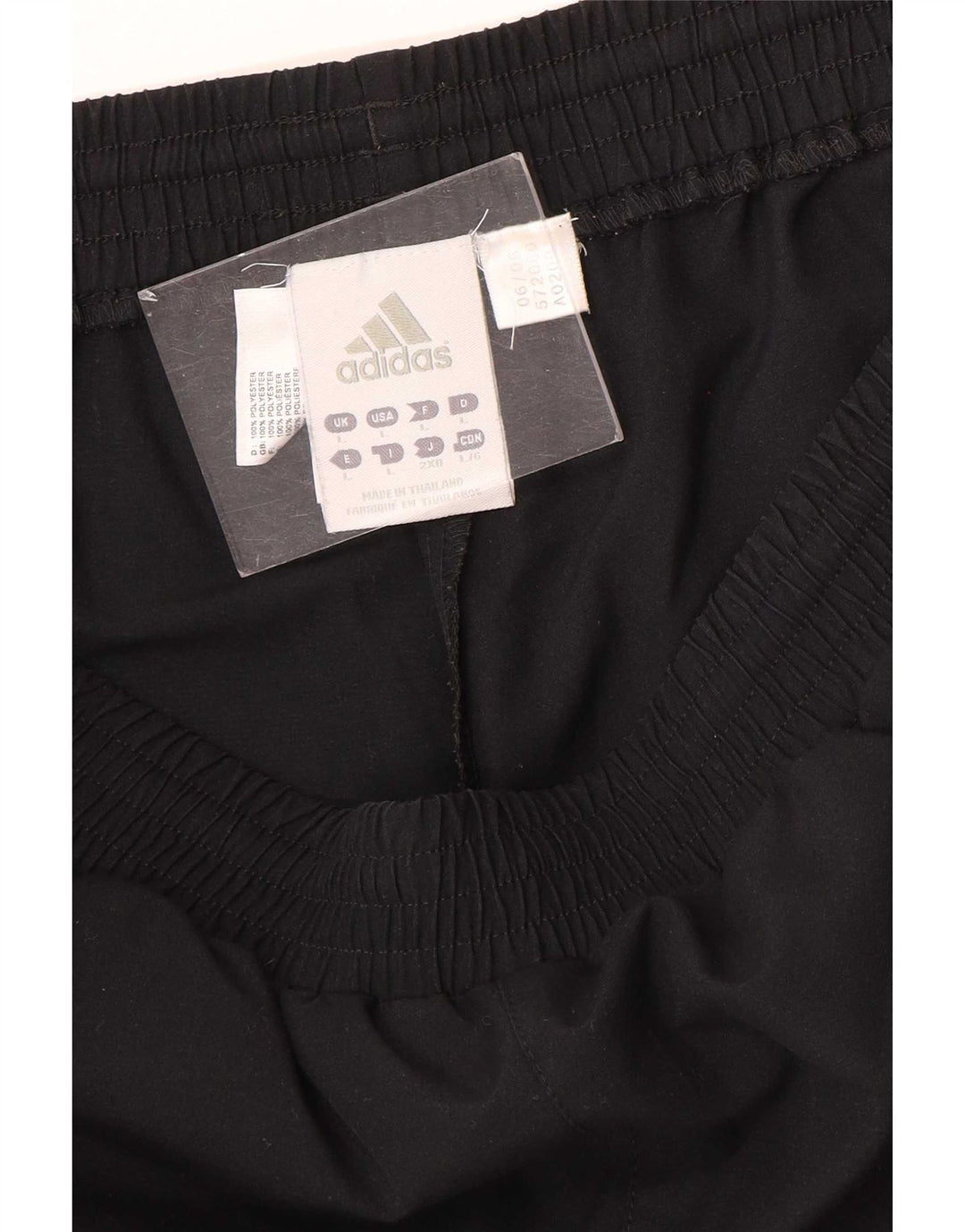 Мужские спортивные брюки Adidas, большие черные из полиэстера