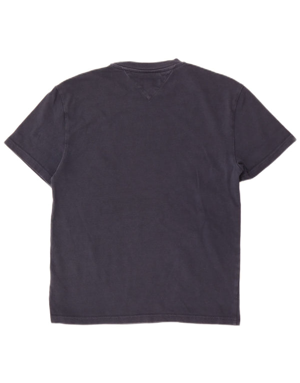 Мужская футболка Tommy Hilfiger Regular с рисунком, топ XS, темно-синий, хлопок
