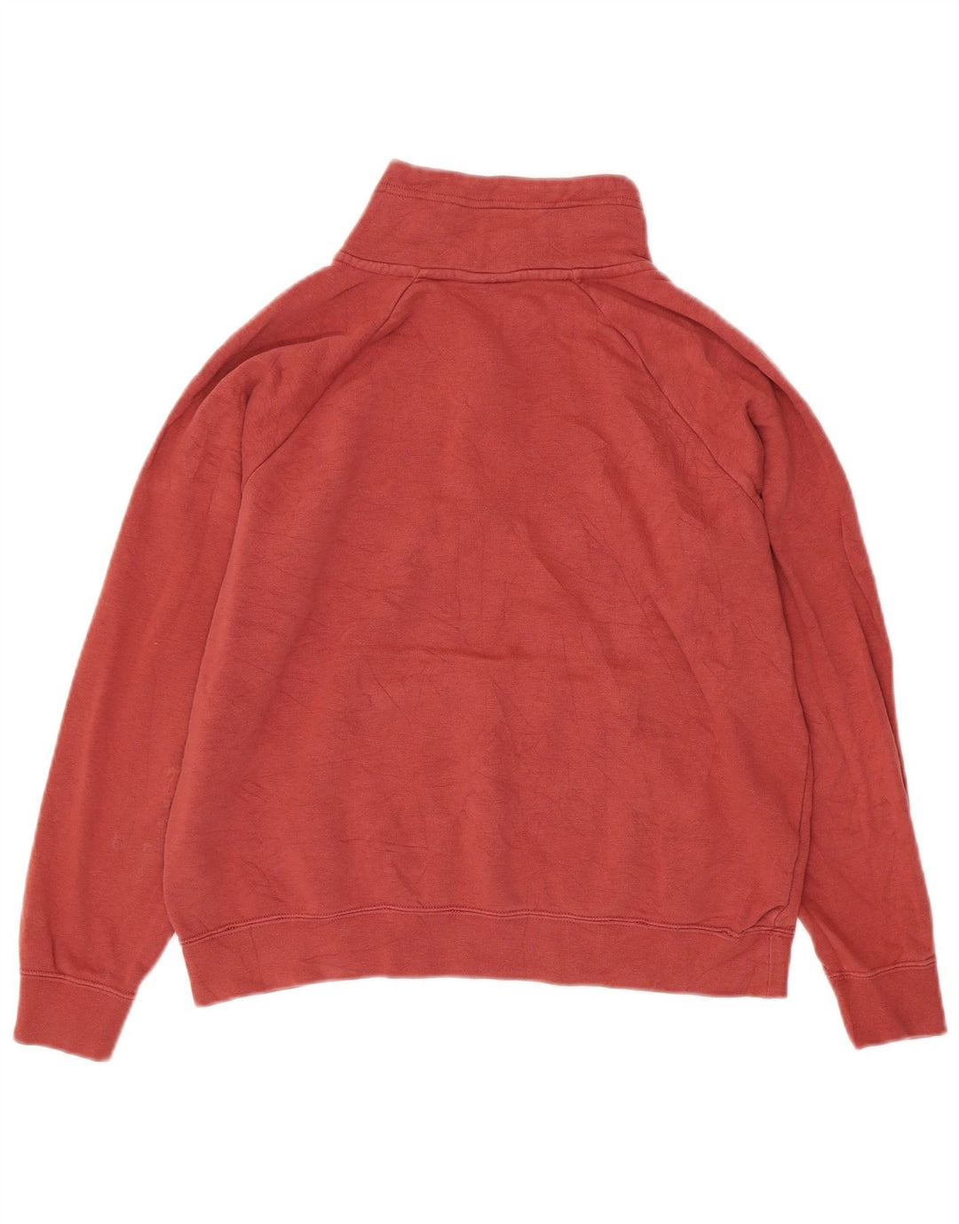 Женский свободный свитер с воротником на молнии Nike UK 10, маленький бордовый