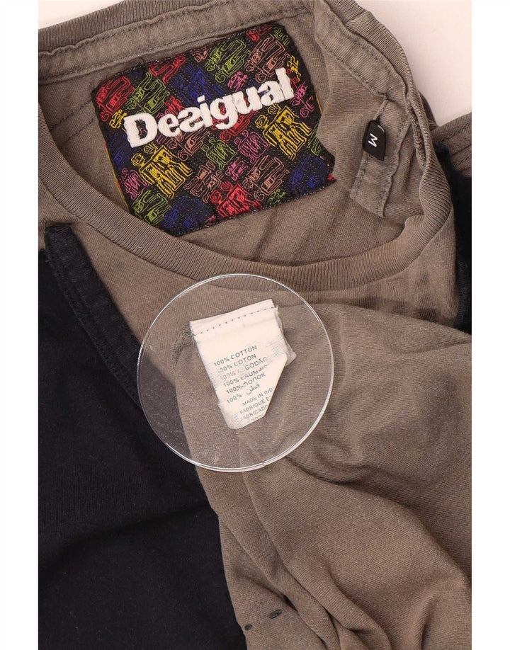Мужская футболка Desigual, средний серый цвет, хлопок