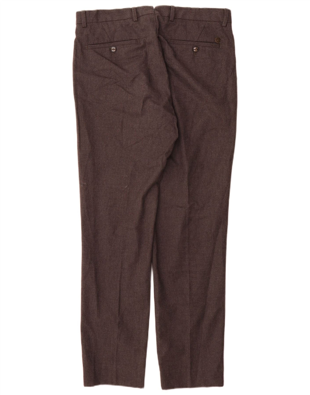 Мужские повседневные брюки Massimo Dutti EU 42, большие W32 L32, серые с узором «гусиные лапки»