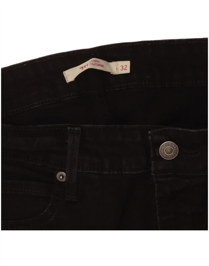 Женские джинсы скинни Levi's 711 W32 L30 черные