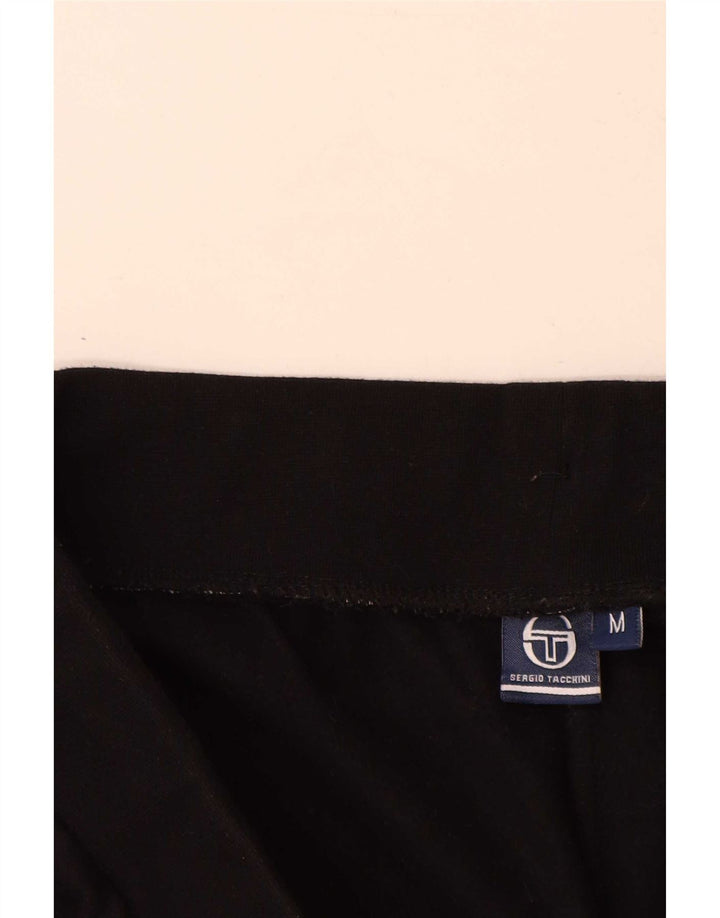 Мужские спортивные брюки Sergio Tacchini, джоггеры, средний черный, хлопок