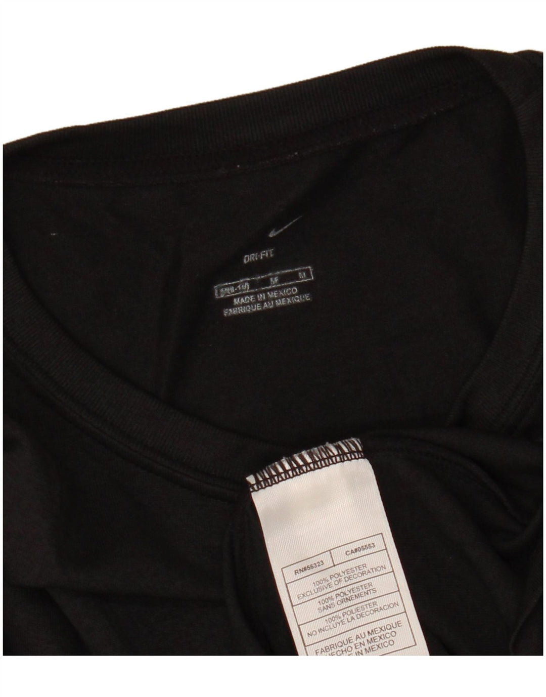 Женский топ NIKE Dri Fit с длинным рукавом, США 8/10, средний черный полиэстер