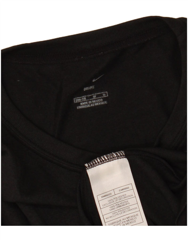 Женский топ NIKE Dri Fit с длинным рукавом, США 8/10, средний черный полиэстер