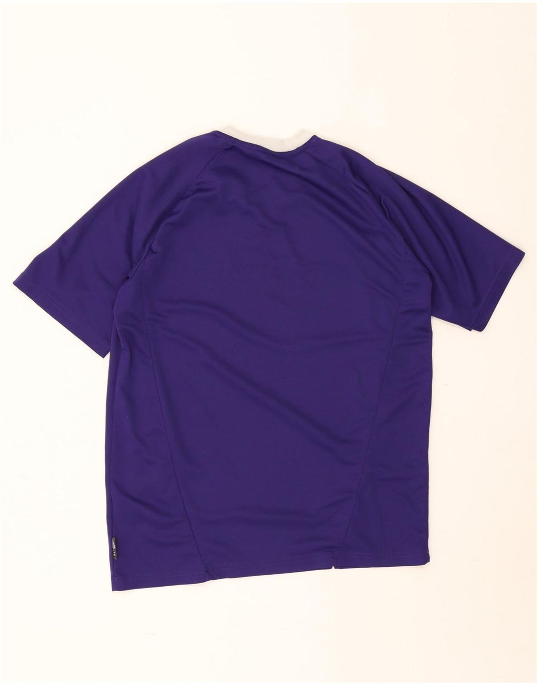 Мужская футболка Adidas Top Small Purple из полиэстера с цветными блоками