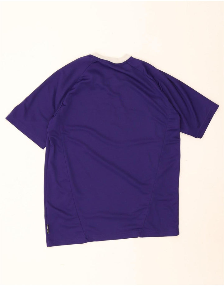 Мужская футболка Adidas Top Small Purple из полиэстера с цветными блоками