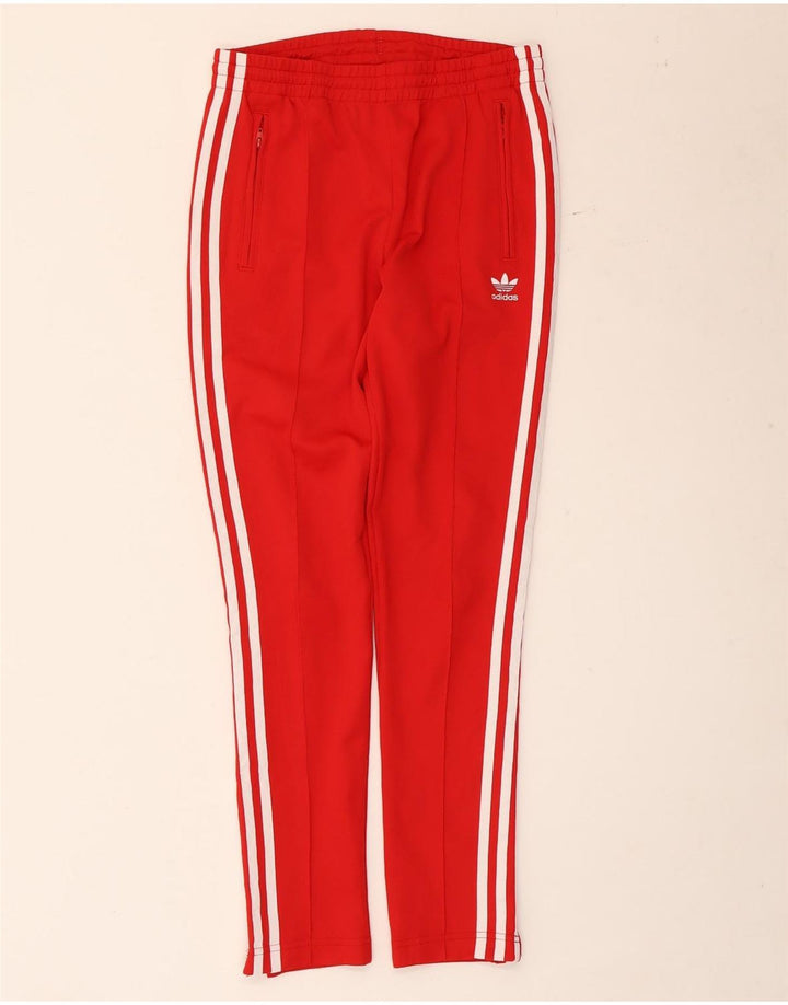 Женские спортивные брюки Adidas UK 8, маленький красный полиэстер