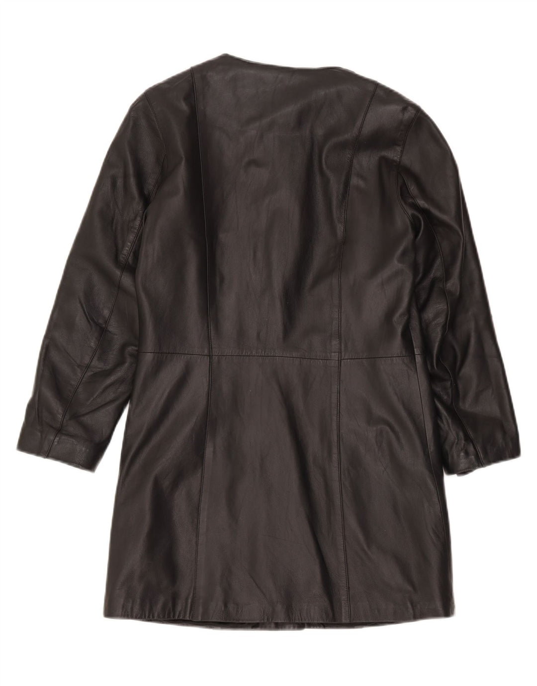 Женское кожаное пальто Zen IT 42 Medium Black Leather