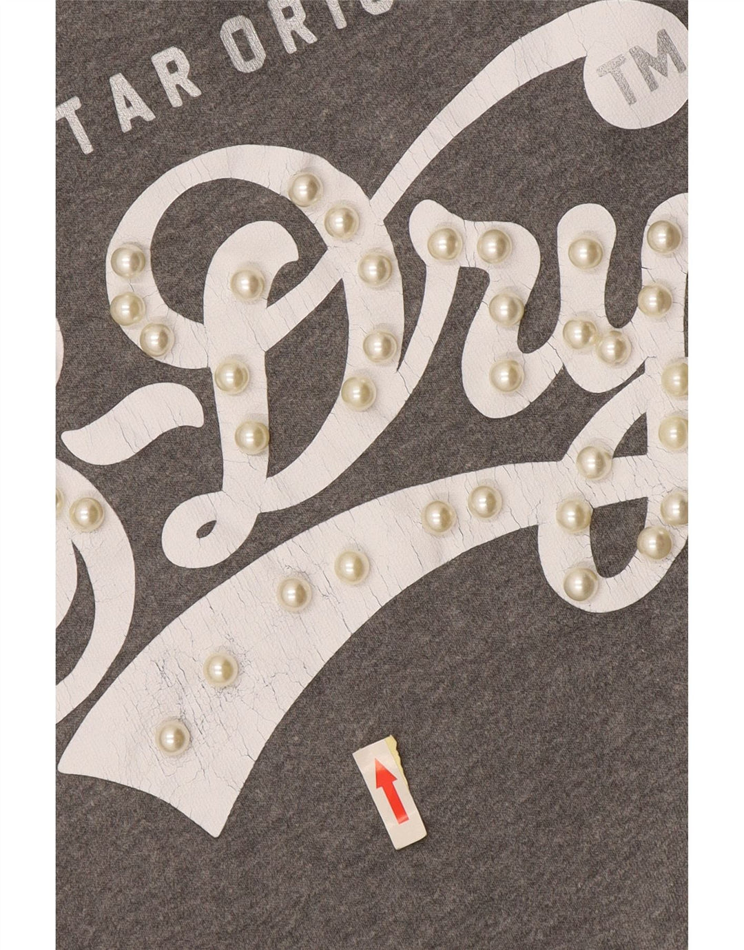 Женский джемпер оверсайз Superdry UK 14, средний серый цвет с цветными блоками