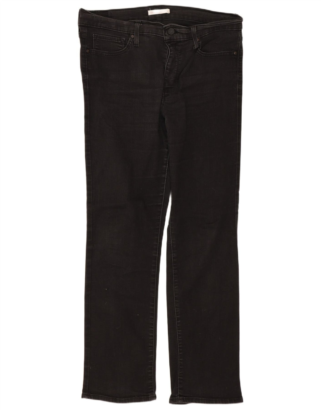 Женские прямые джинсы Levi's 314 W32 L30, черный хлопок