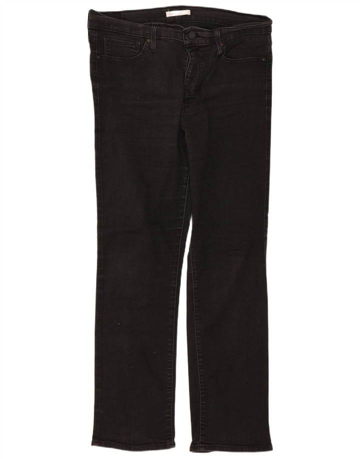 Женские прямые джинсы Levi's 314 W32 L30, черный хлопок