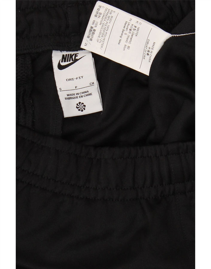 Мужские спортивные штаны Nike Dri Fit с графическим принтом, брюки для бега, маленький черный полиэстер