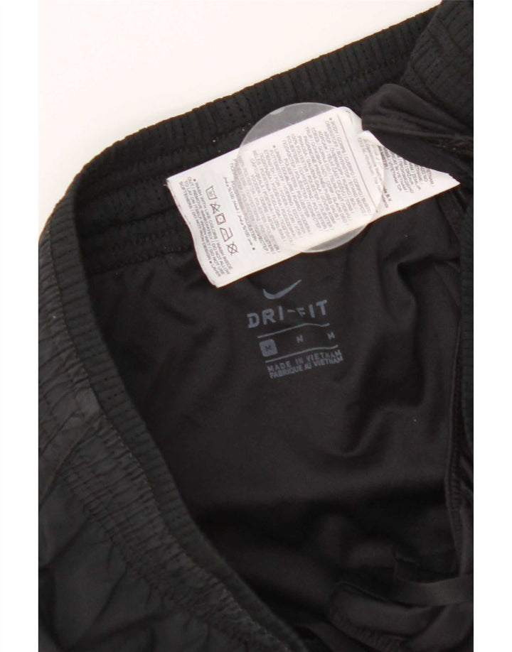 Женские спортивные шорты Nike Dri Fit с графическим рисунком UK 14, средний черный полиэстер