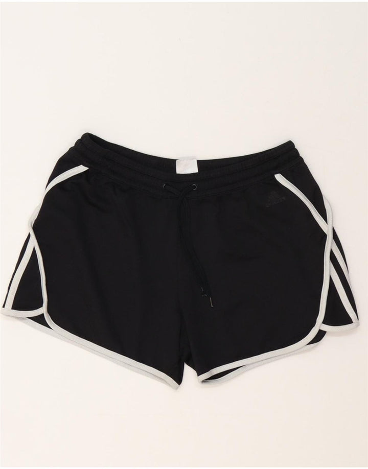 Женские спортивные шорты ADIDAS UK 10, маленькие черные, полиэстер