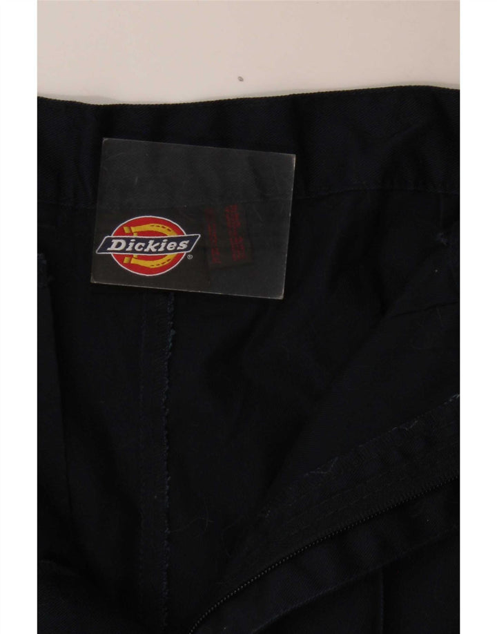 Dickies Мужские прямые костюмные брюки W40 L28 Темно-синие классические брюки из полиэстера