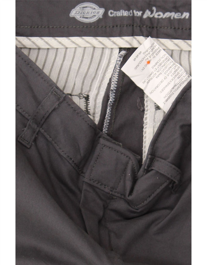 DICKIES Womens Bootcut Chino Trousers US 4 Small W30 L32 Grey Cotton Vintage Dickies and Second-Hand Dickies from Messina Hembry 