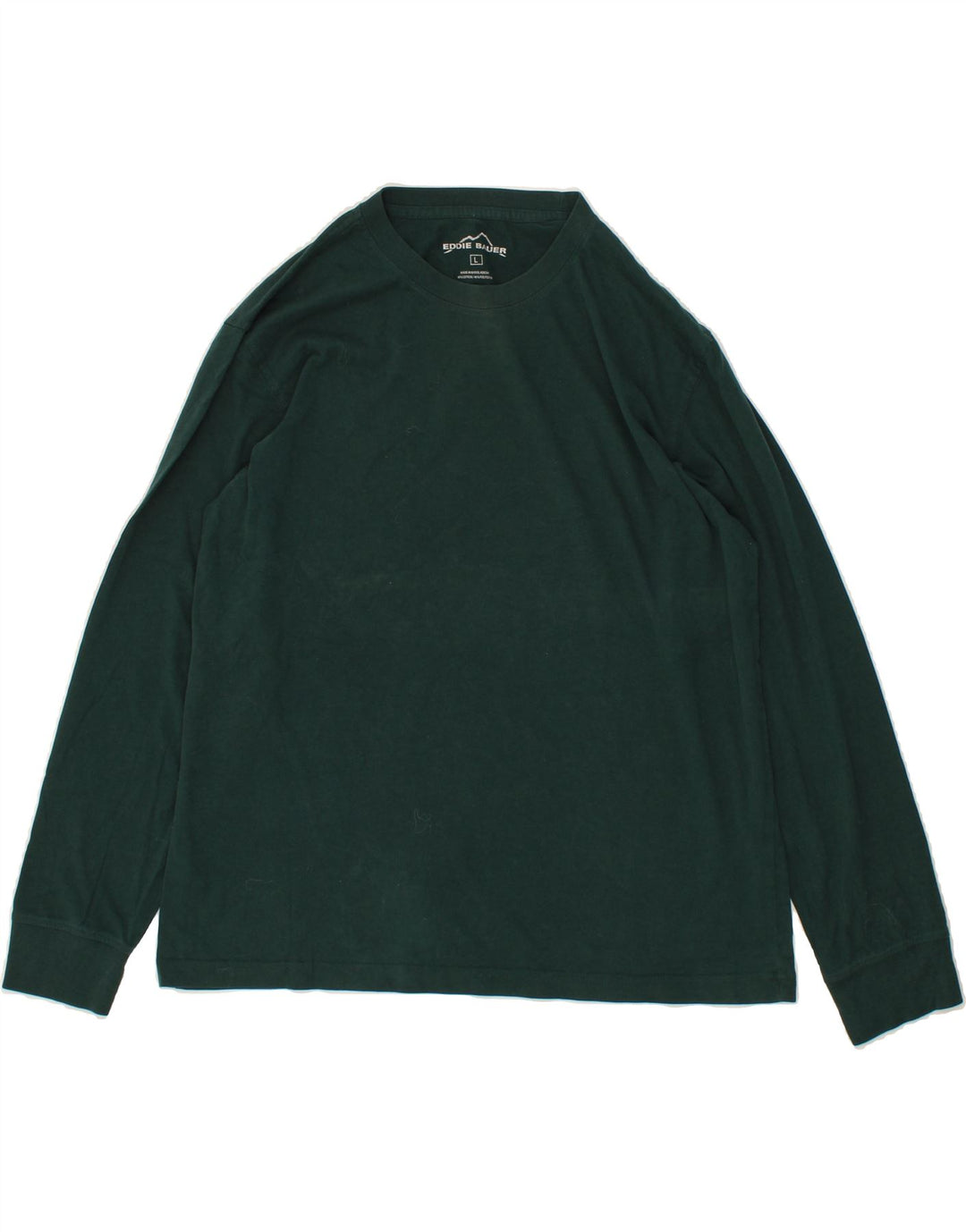 EDDIE BAUER Womens Top Long Sleeve UK 16 Large Green Cotton Vintage Eddie Bauer and Second-Hand Eddie Bauer from Messina Hembry 