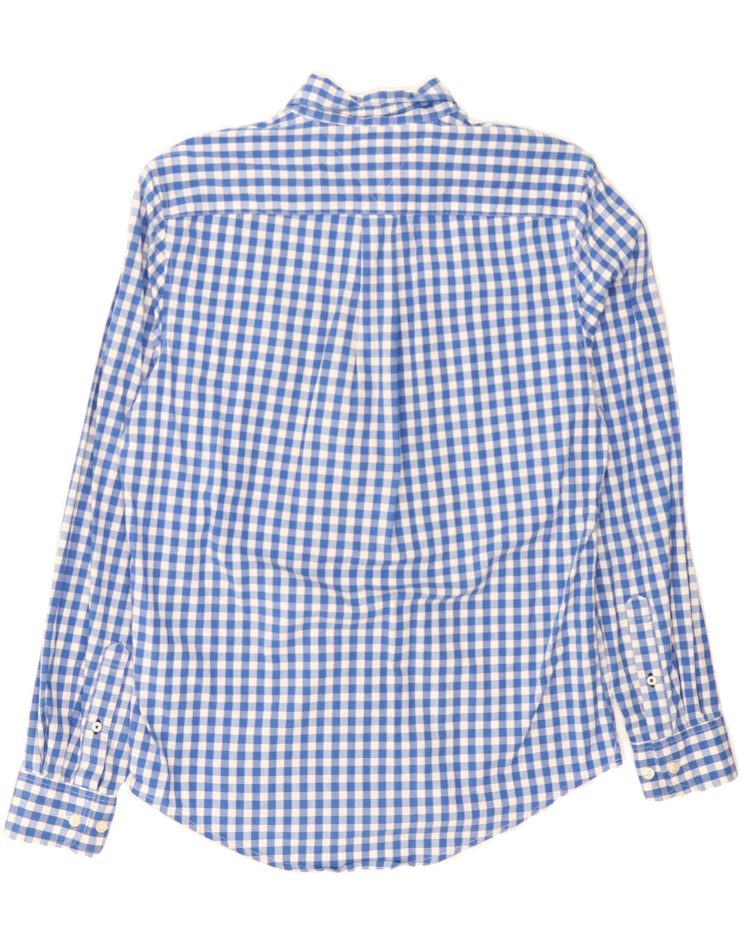 TOMMY HILFIGER Mens Shirt Small Blue Gingham Cotton Vintage Tommy Hilfiger and Second-Hand Tommy Hilfiger from Messina Hembry 