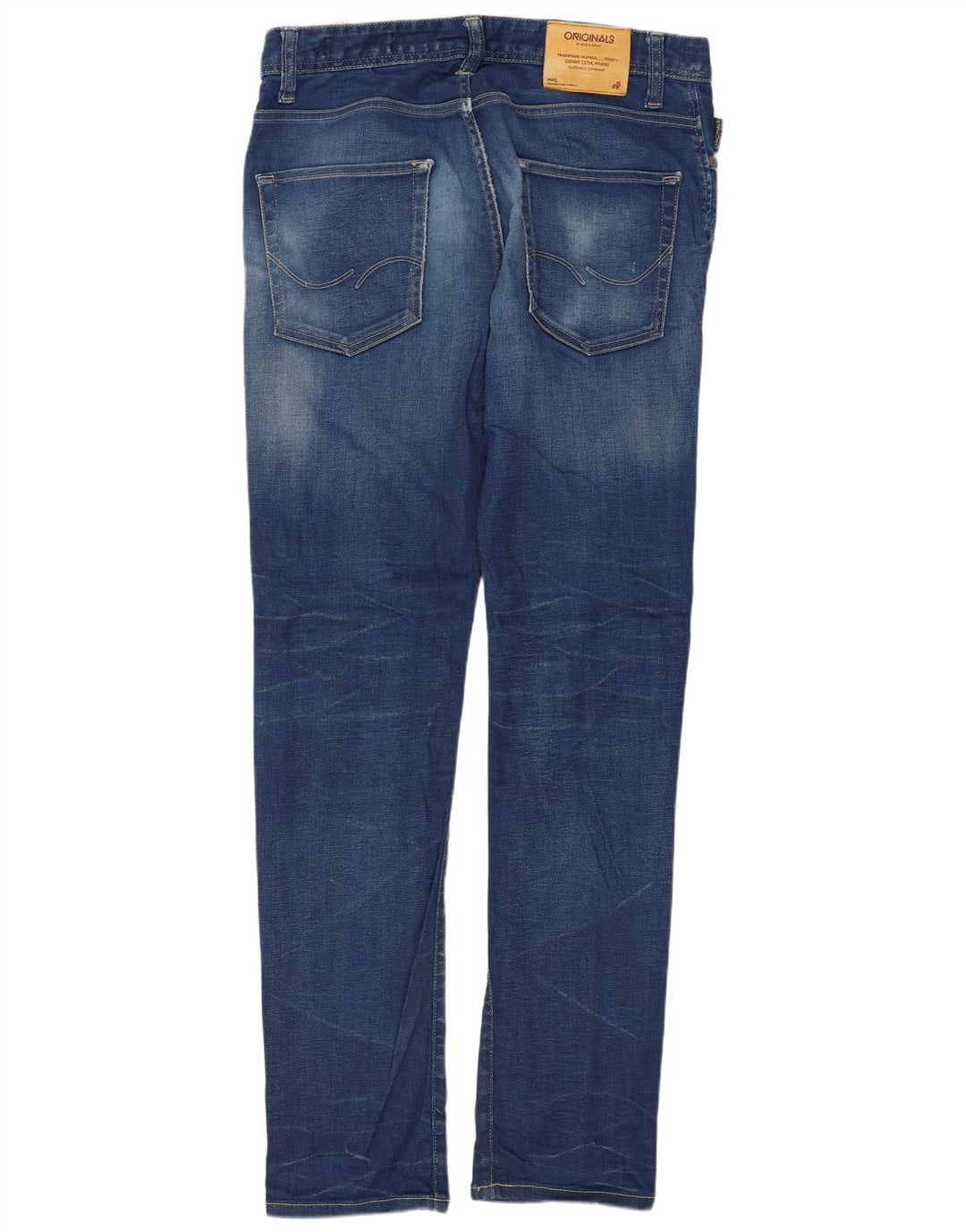 Мужские узкие джинсы JACK & JONES W32 L32 синие, хлопок