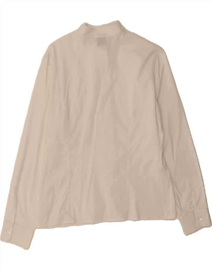 GIANFRANCO FERRE Womens Shirt UK 12 Medium White Cotton Vintage Gianfranco Ferre and Second-Hand Gianfranco Ferre from Messina Hembry 